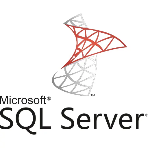 Relationale Datenbankplattform zur Speicherung, Verarbeitung und Analyse großer Datenmengen. Logo SQL Server